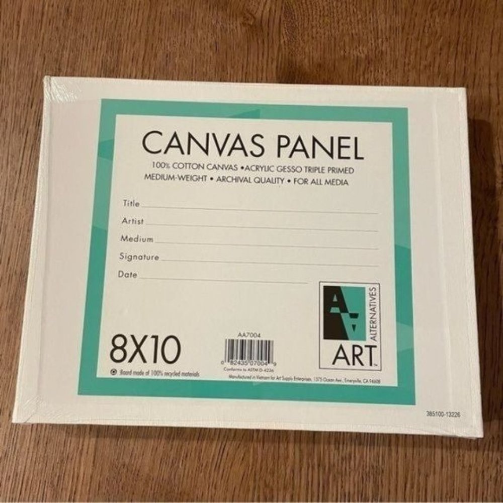 Blank 8x10 Canvas Panels -‎ Total of 7